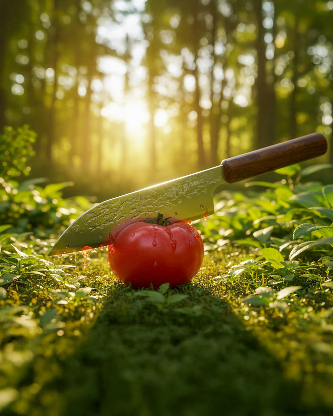 ZAOKA “Santoku” KUHINJSKI NOŽ - Slika 5