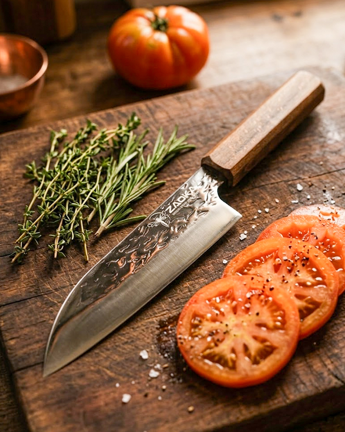 ZAOKA “Santoku” KUHINJSKI NOŽ - Slika 4